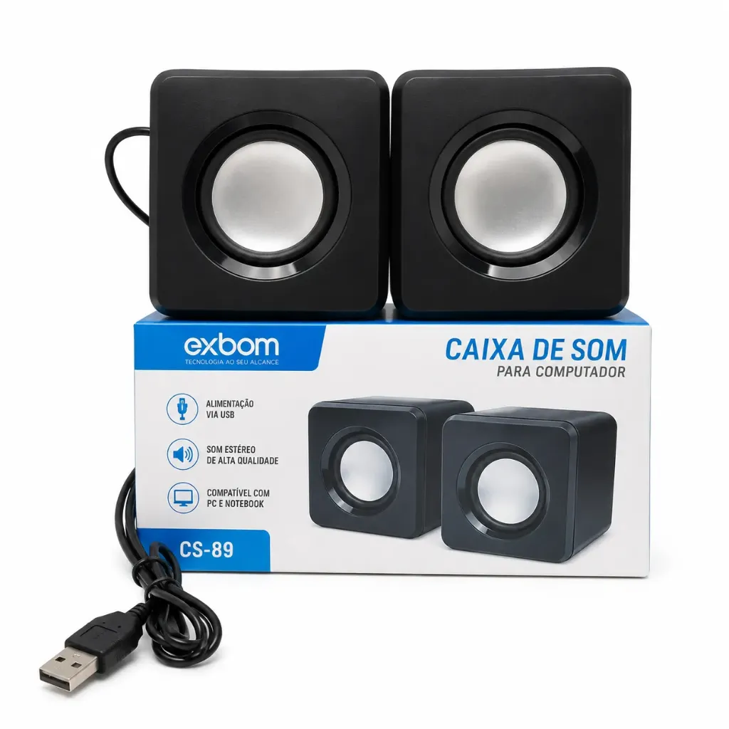[1484] Bocina USB HTLVision E-02A | Audio para PC y Laptop